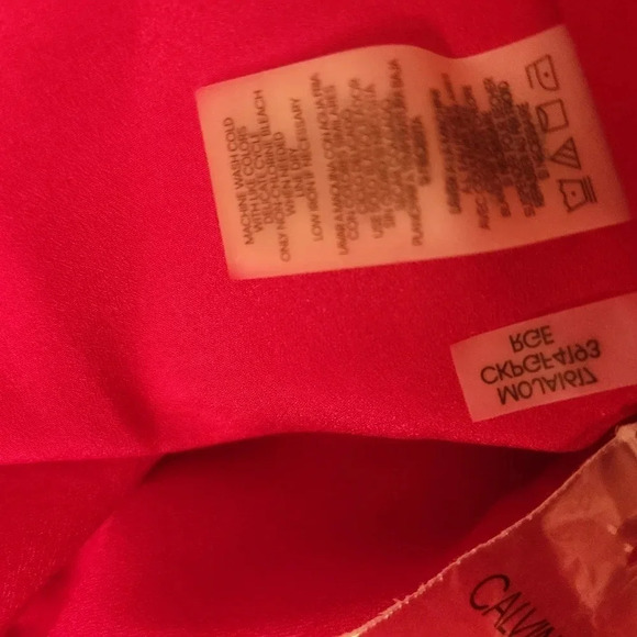 Calvin Klein Ruffled Long-Sleeve Top - Picture 12 of 12